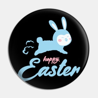 Hoopy Easter Cute Easter Bunny Pin