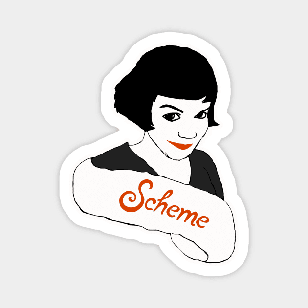 Scheme (B & W) Magnet by toruandmidori