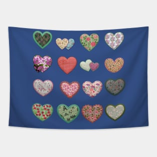 Love Hearts Tapestry