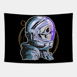 skull astronaut Tapestry