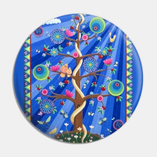 Mandala Tree of Life Pin