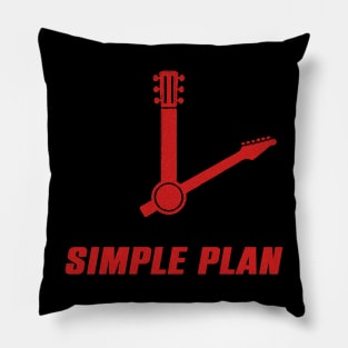 vintage simple plan Pillow