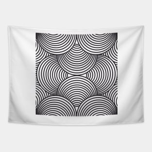 Abstract Black And White Tapestry