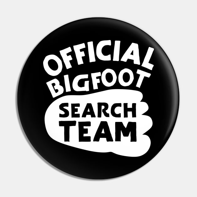 Official Bigfoot Search Team Pin by colorsplash