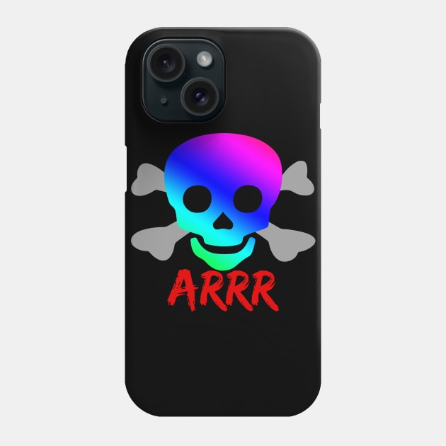 Jolly Roger Colourful Phone Case by Recapaca