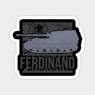Ferdinand tank destroyer Magnet