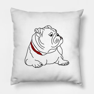 English bulldog Pillow