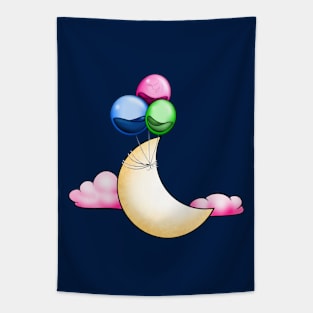 moon baloon 1 Tapestry