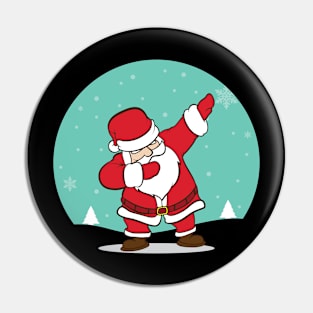 'Dabbing Santa' Cute Dabbing Santa Christmas Pin