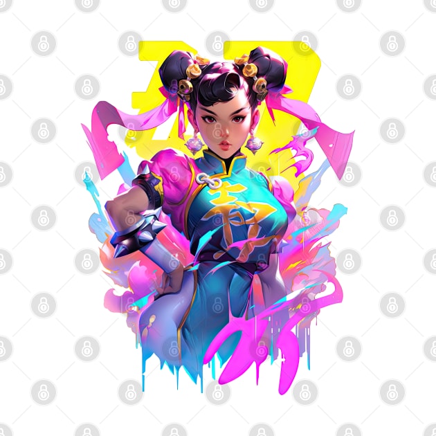 STREET FIGHTER - CHUN LI - ESPN | Gaming Anime Manga Hot Bossy Girl Cute Girl | PROUD OTAKU by PROUD OTAKU