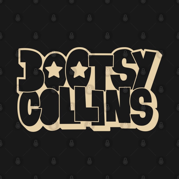 Bootsy Collins Funk Typography Design - Groovy and Legendary! by Boogosh