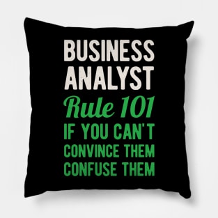 Funny Business Analyst Pillow