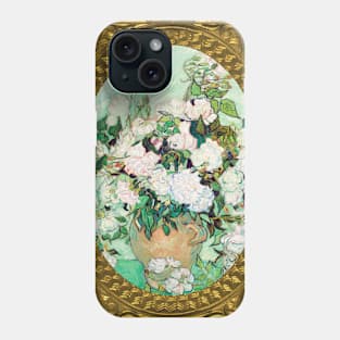 PANTONE VAN GOGH - Still Life: Vase with Pink Roses Phone Case