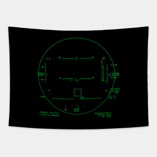 F-15 Missile Lock HUD Tapestry