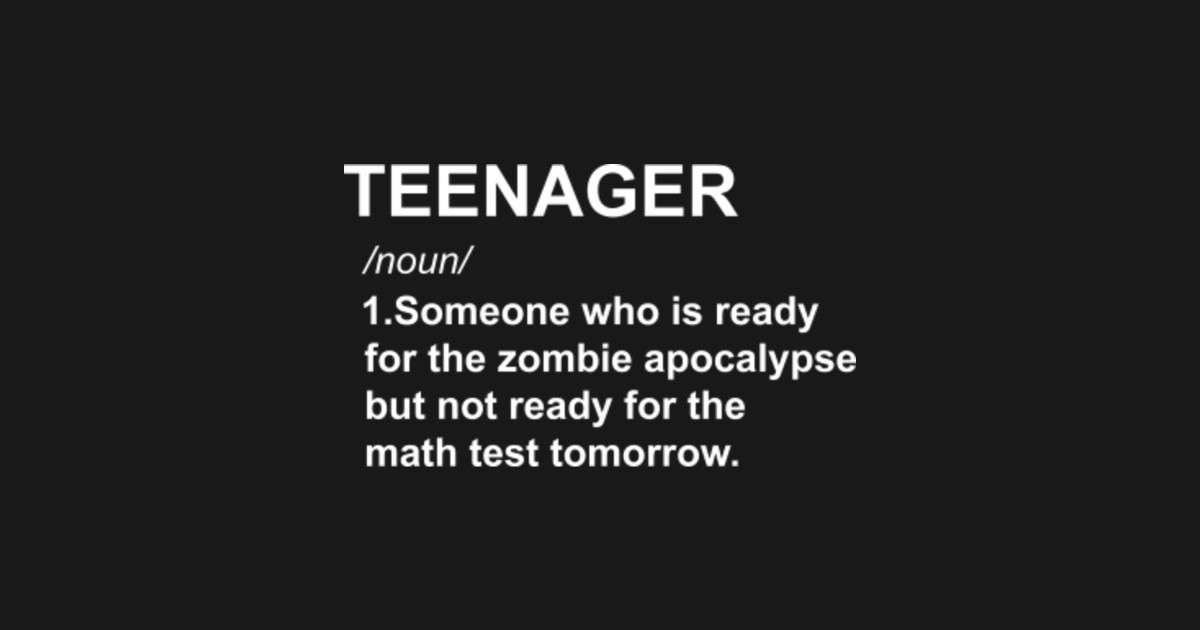 Teenager Definition  Teenager Definition  Sticker  TeePublic