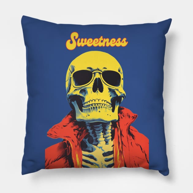 SLIM says SWEETNESS Pillow by FWACATA