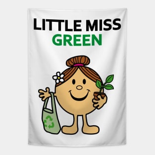 Little Miss Green Tapestry