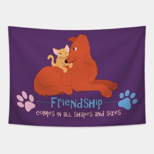 Friendship Comes in All Sizes Tapestry