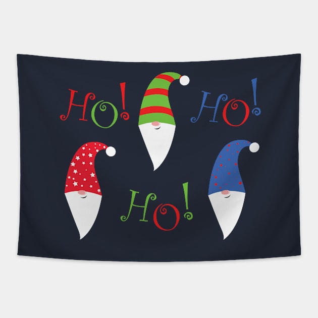 Ho! Ho! Ho! Tapestry by BeCreativeArts