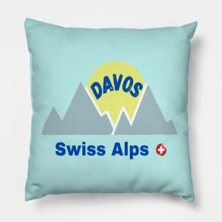 Davos, Switzerland Pillow