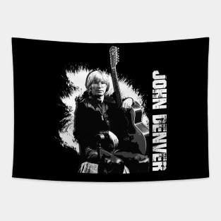John's Folk Harmony - Commemorate the Genre's Legend with This Tee Tapestry