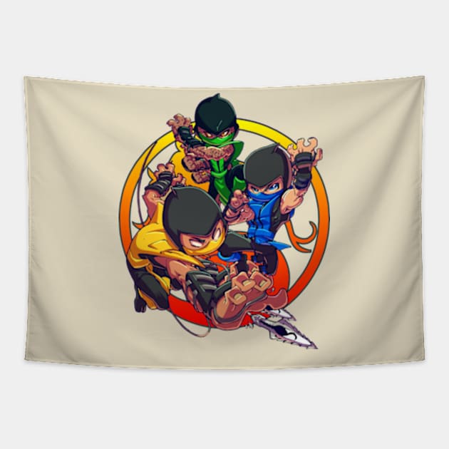 Mortal Rhapsody Tapestry by Bananagreen