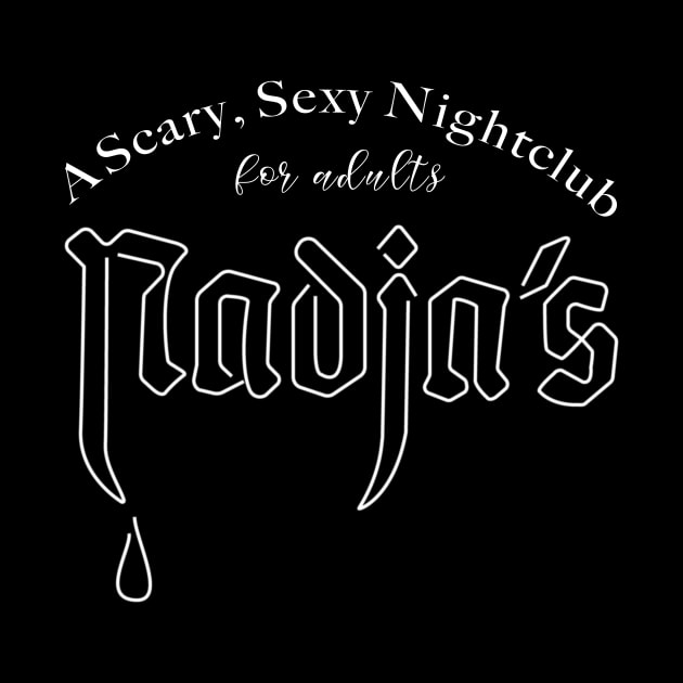 Nadja's scary sexy nightclub (white) by NickiPostsStuff