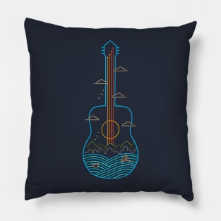 Nature Guitar Pillow