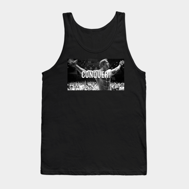 arnold schwarzenegger conquer tank top