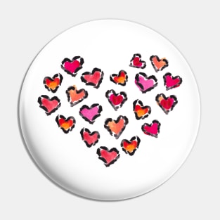 Leopard Spot Love Pin