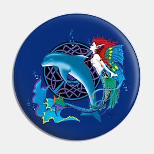 Celtic Water Dance Pin