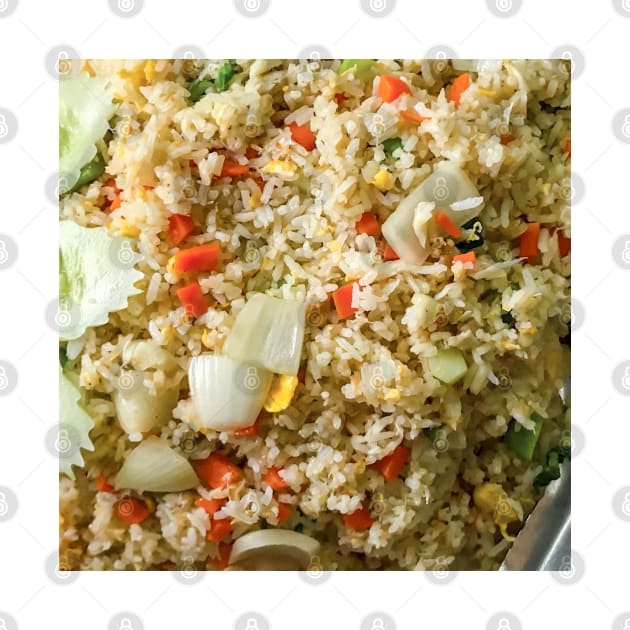 Fried rice textured background by FOGSJ