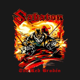 The red broden T-Shirt