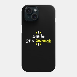 smile its sunnah - islamic quotes Phone Case