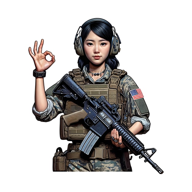 Tactical Girl by Rawlifegraphic