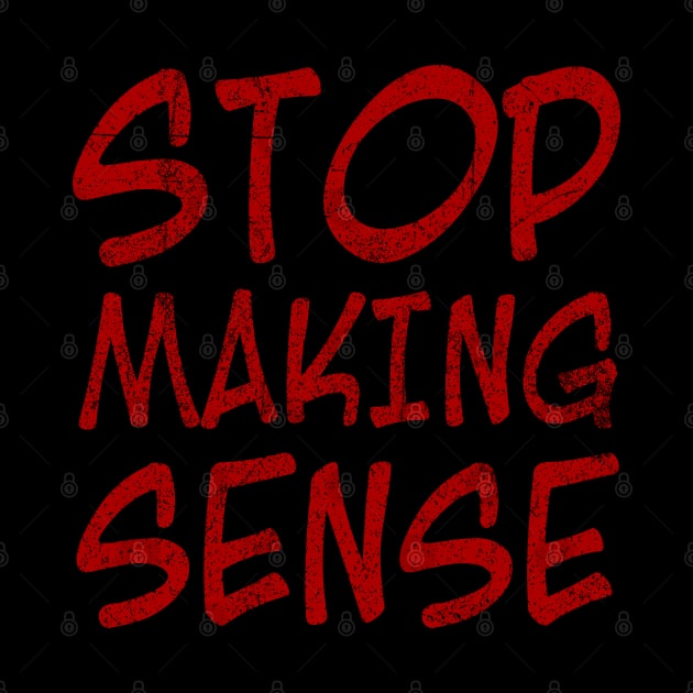 Stop Making Sense Red Vintage by ItuPagi