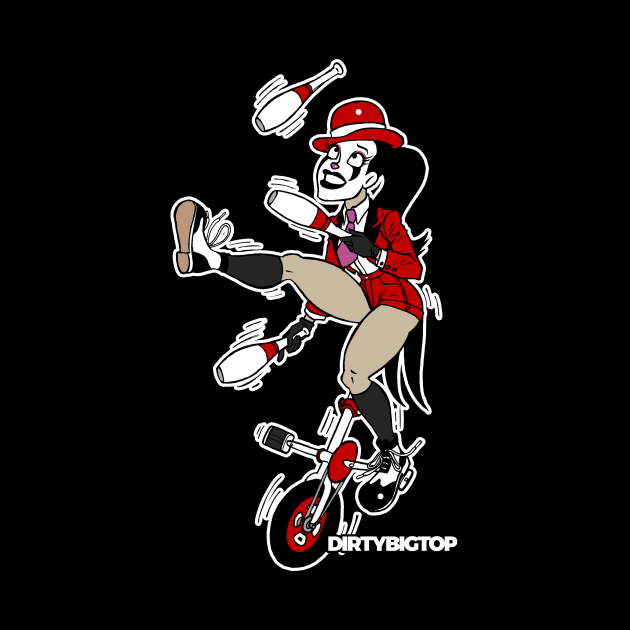 Juggler Clown Girl Pin Up by PEQ PIT