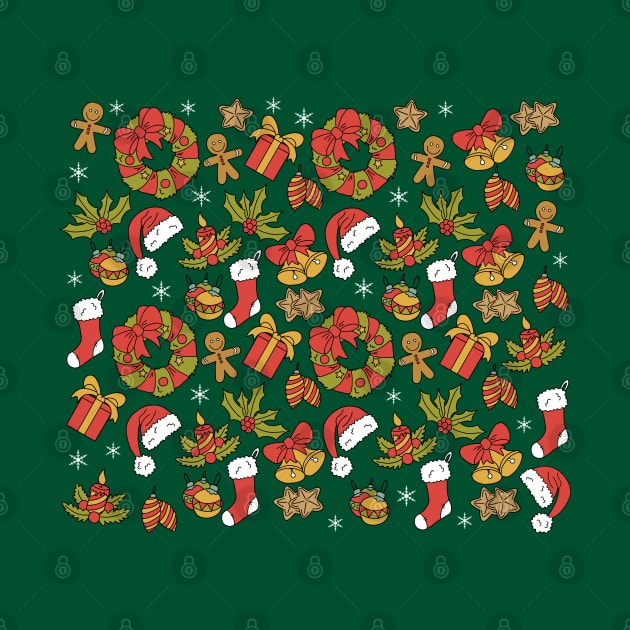 Christmas pattern by valentinahramov