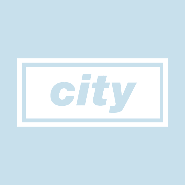 'City' Manchester City FC Oasis inspired design in white by LTFRstudio