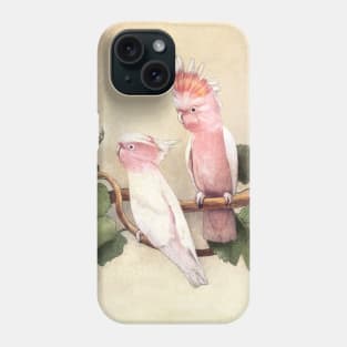 Pink Cockatoos Phone Case