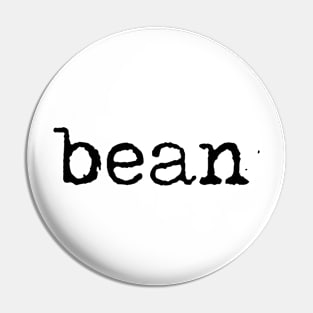 Bean Typewriter Pin