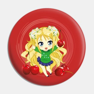 cherry girk Pin