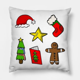 Cute Christmas Decorations Pack Pillow