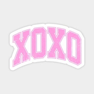 XOXO Varsity Letter Glamour Pink Magnet