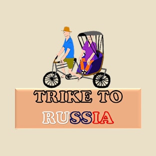 Trike to Russia - Three - Wheeled Cycle T-Shirt