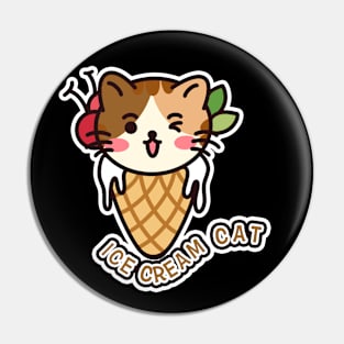 Ice cream cat, Cat Miaw,lovely cat Pin