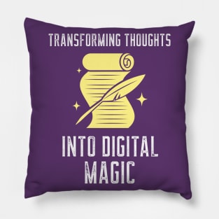 Bloggers make digital magic Pillow