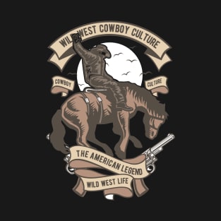 Wild West Cowboy Culture, Vintage Retro Classic T-Shirt