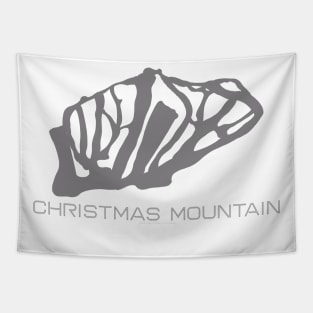 Christmas Mountain Resort 3D Tapestry