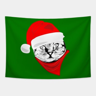 Christmas cat lover gifts Tapestry